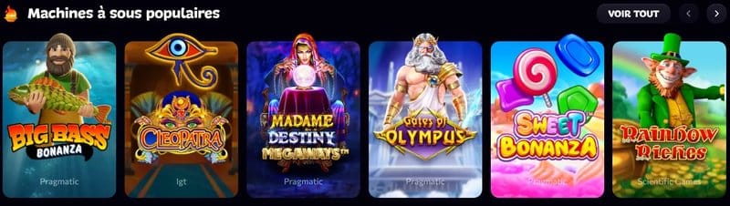Découvrez les Bonnes Offres et les Machines à Sous D'Aphrodite Casino en France à France