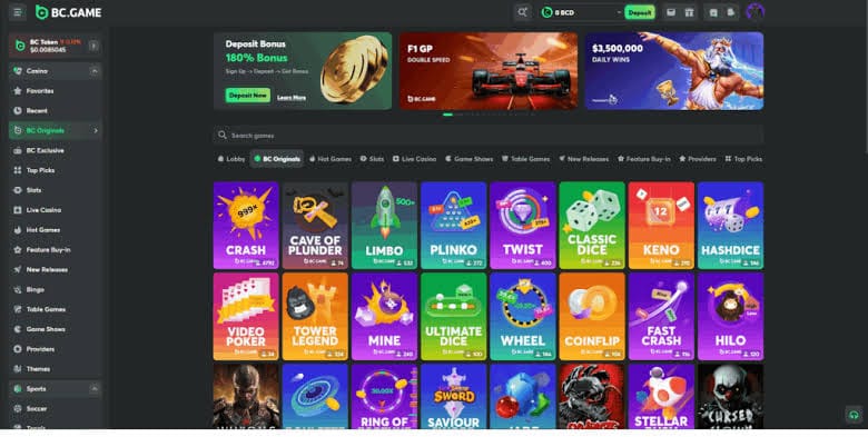 BC.Game Casino Platform Permainan Resmi dan Inovasi Terbaru